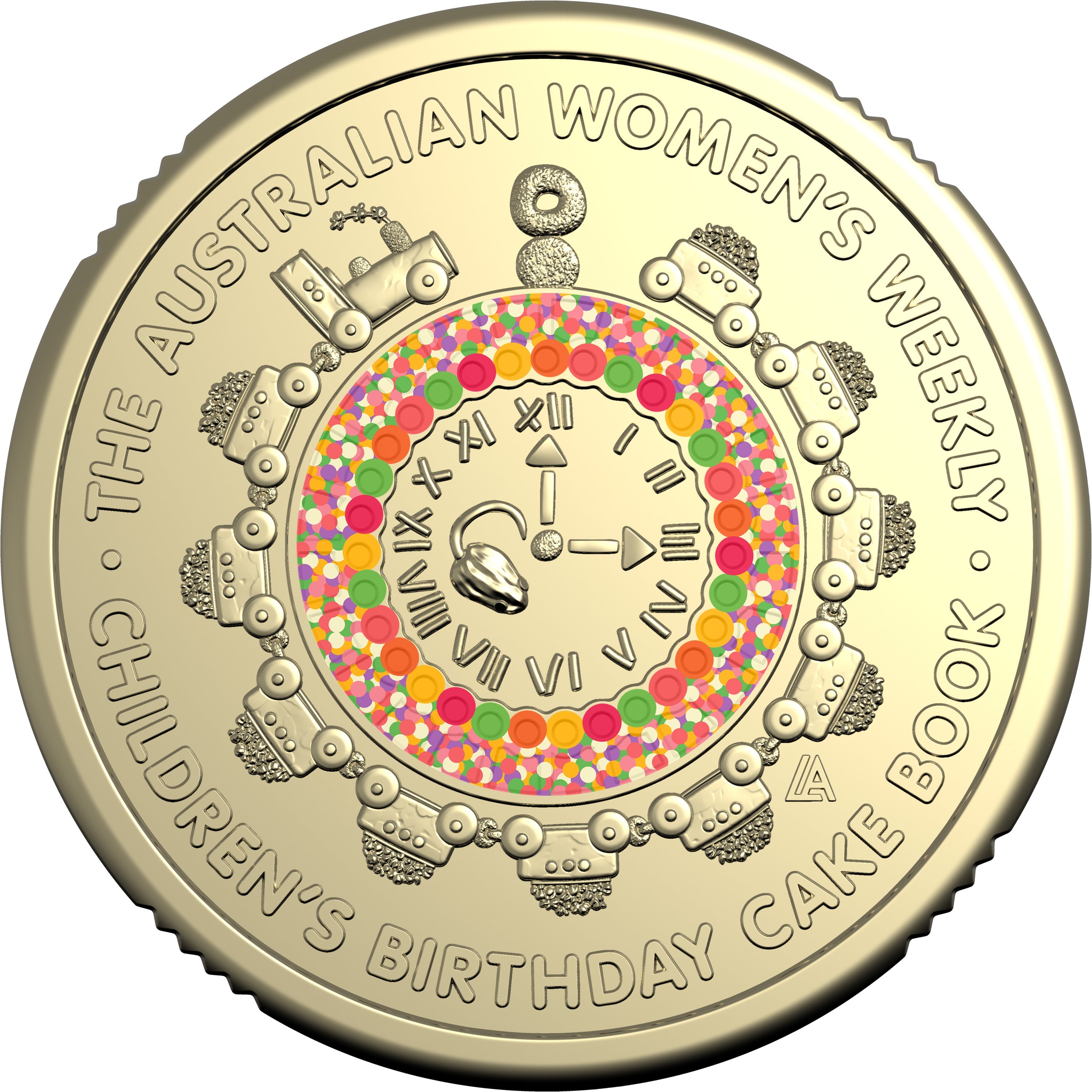 AWW $2 coloured circulated coin