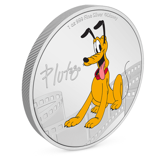 Disney Mickey & Friends – Mickey & Pluto 1oz Silver Coin