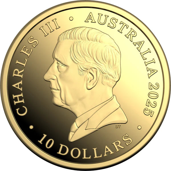 Mint Coins | 60th Anniversary of the Royal Australian Mint 2025 $10 'C' Mintmark Gold Proof Coin