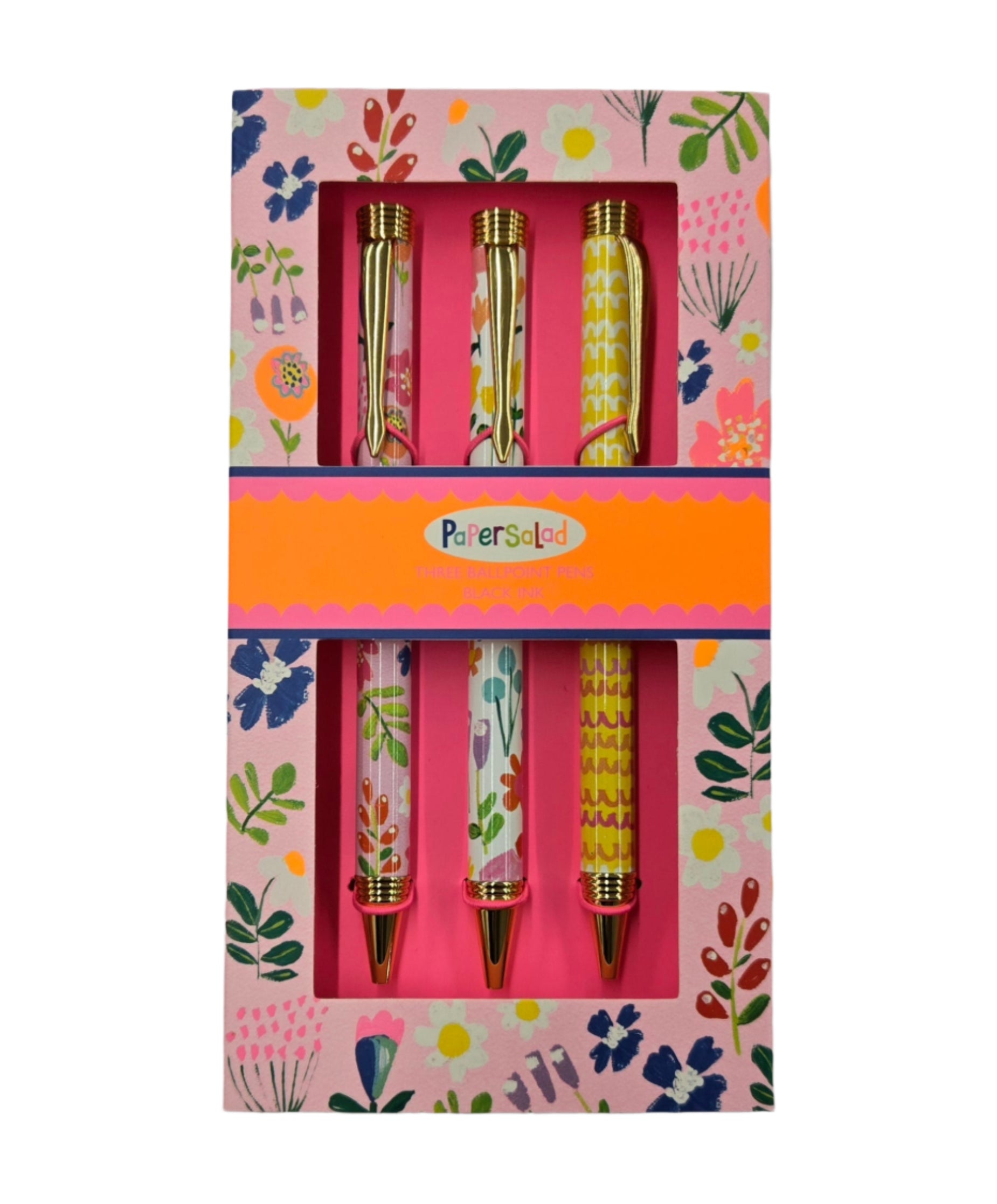 Paper Salad Three Pen Set | Black Ink