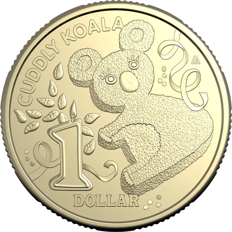Mint Coins | AWW Birthday Cake Cuddly Koala 2025 $1 Uncirculated Coin in Card