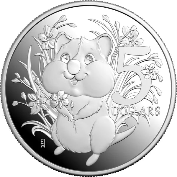 Mint Coins | 2025 $5 1 oz Fine Silver Proof Baby Coin Aussie Bubs