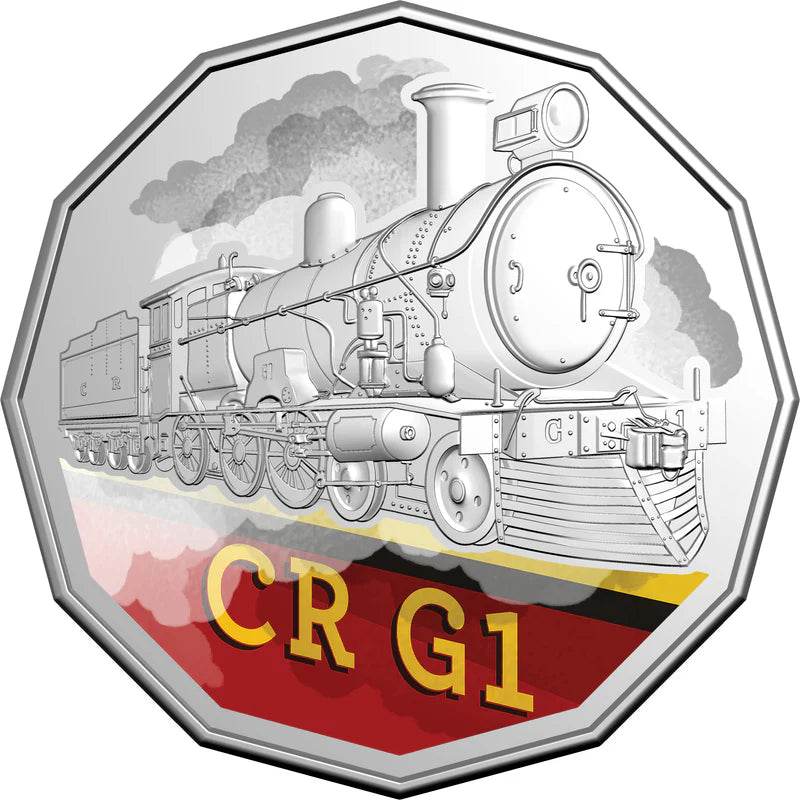 Mint Coins| Steam Giants 2025 50c Coloured Uncirculated Seven Coin Set