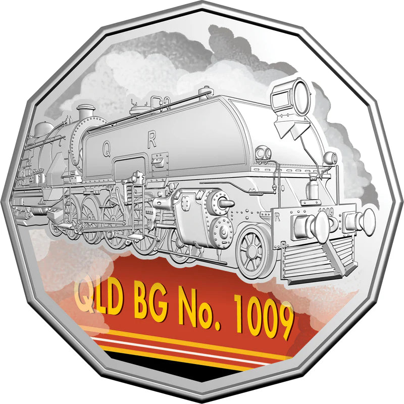 Mint Coins| Steam Giants 2025 50c Coloured Uncirculated Seven Coin Set