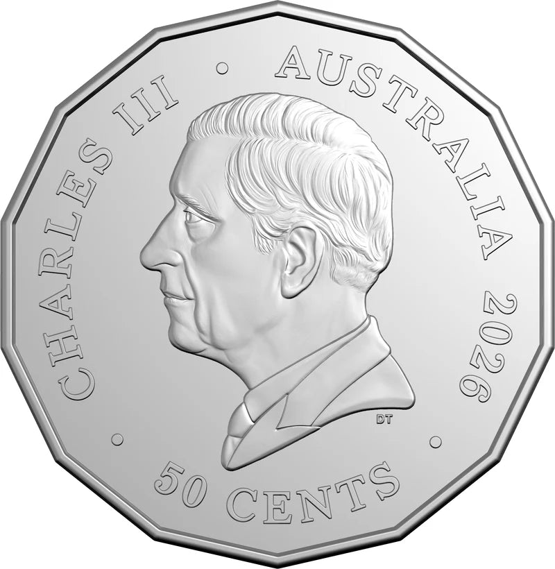 Mint Coins | Lunar Series Year of the Horse 2026 50c Uncirculated Tetradecagon Coin