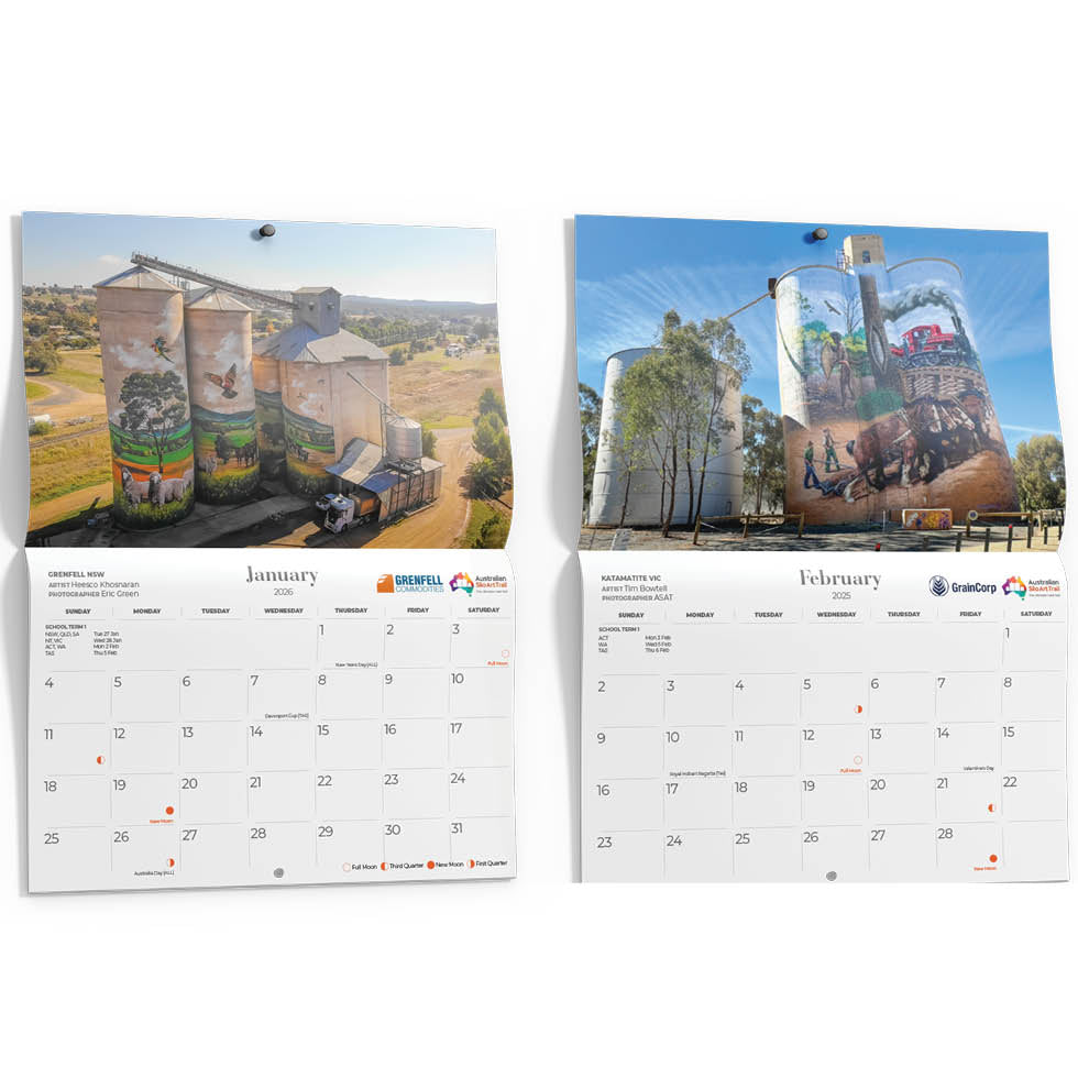 Silo Art Calendar 2026