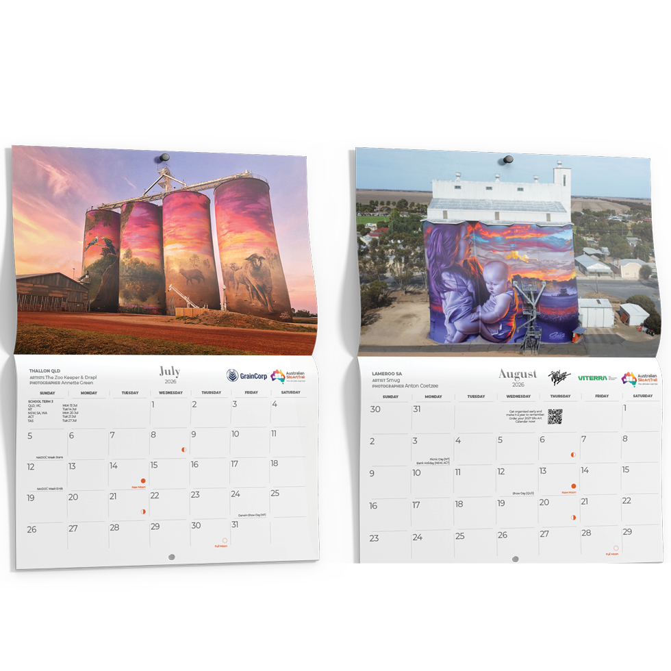 Silo Art Calendar 2026