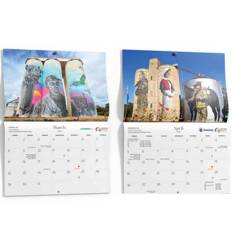 Silo Art Calendar 2026