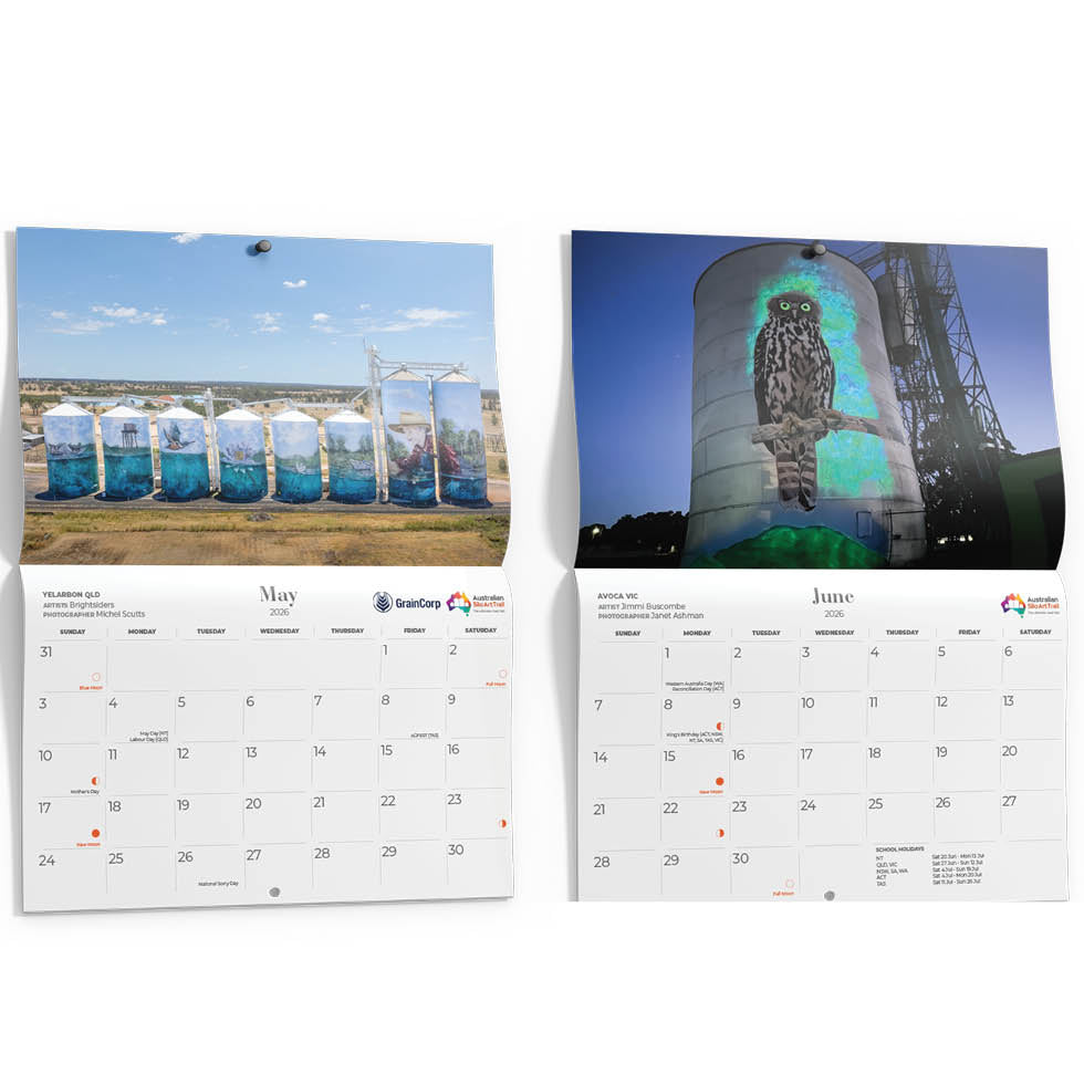 Silo Art Calendar 2026