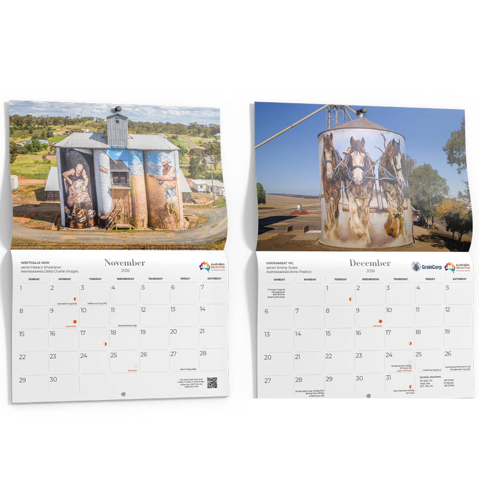 Silo Art Calendar 2026
