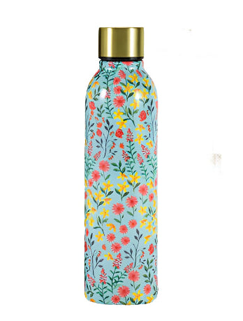 Ashdene Flowering Fields Drink Bottle | Teal