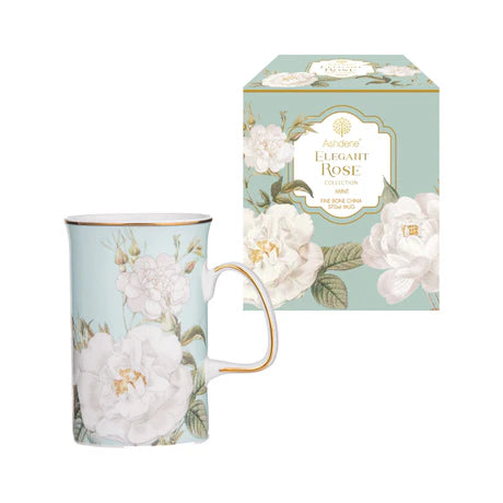 Ashdene Elegant Rose Mug | Mint