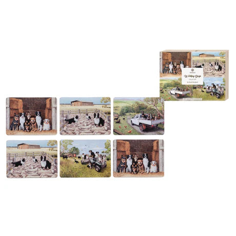 Ashdene Working Dogs Collection Placemat 6pk