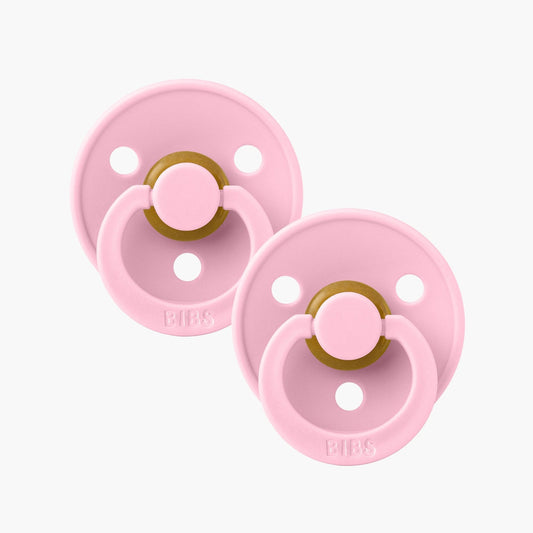 Bibs Dummy | Baby Pink Twin Pack [Size:0-6M]