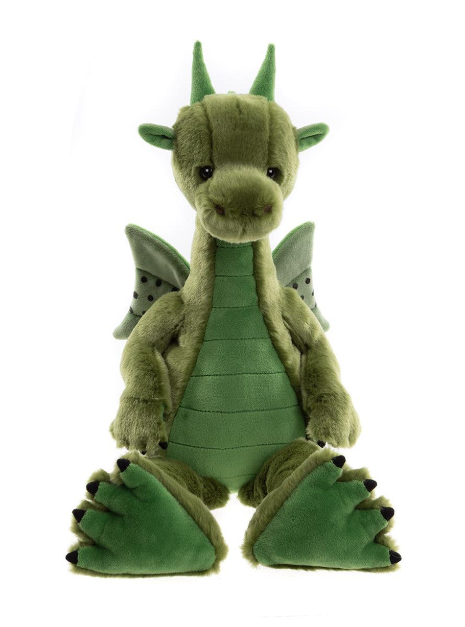 Charlie Bears Bearhouse I Deck Large Plush Green Dragon