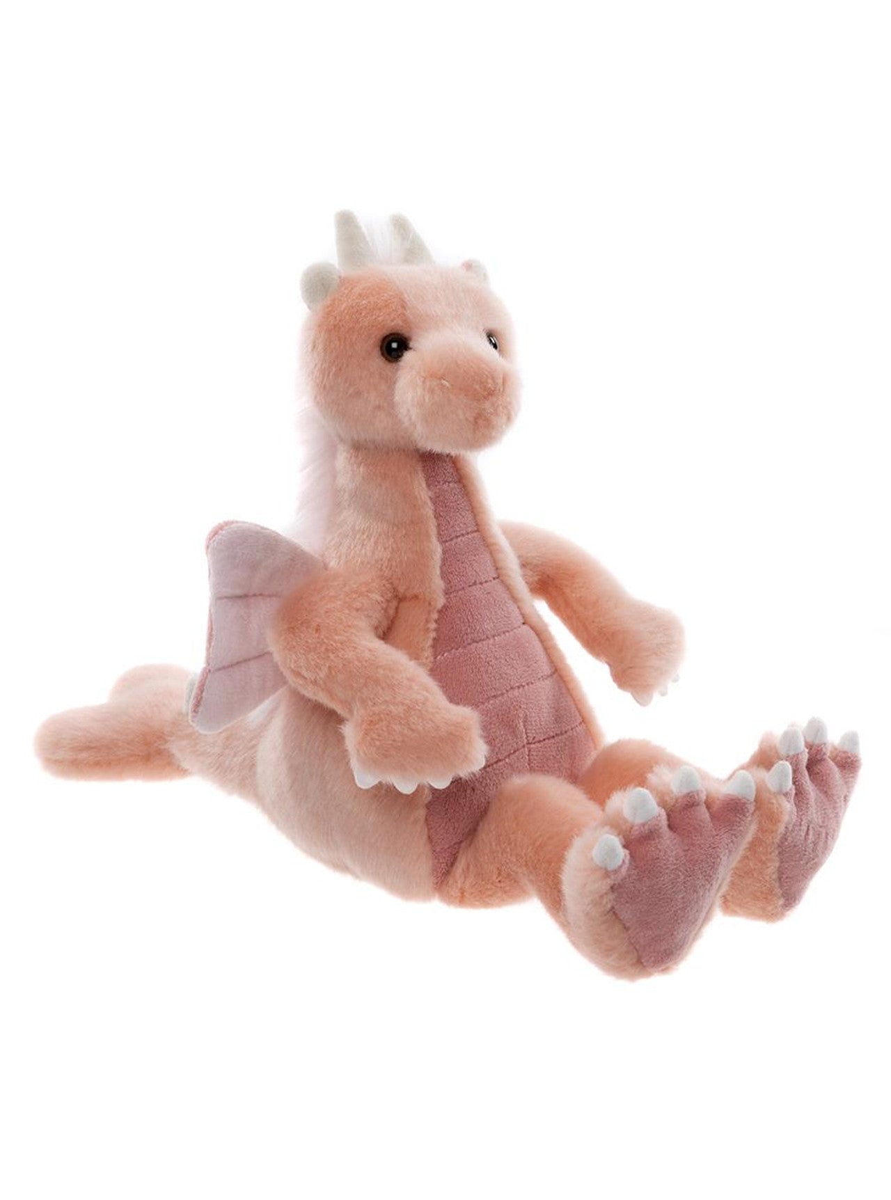 Charlie Bears Bearhouse I Hearts Small Plush Pink Dragon