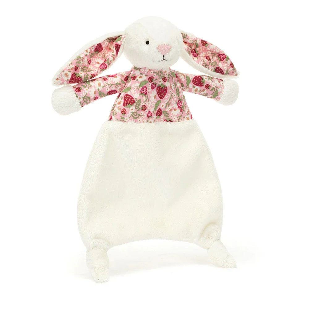 Jellycat Blossom Bunny Cream Berry Comforter