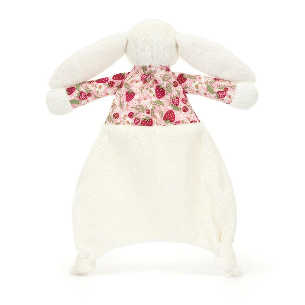 Jellycat Blossom Bunny Cream Berry Comforter