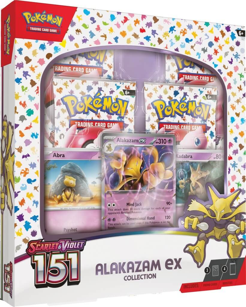 Pokemon Scarlet & Violet 151 Alakazam ex Collection