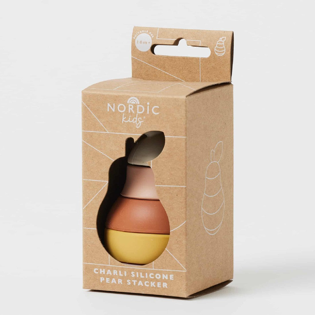 Silicone Pear Stacker