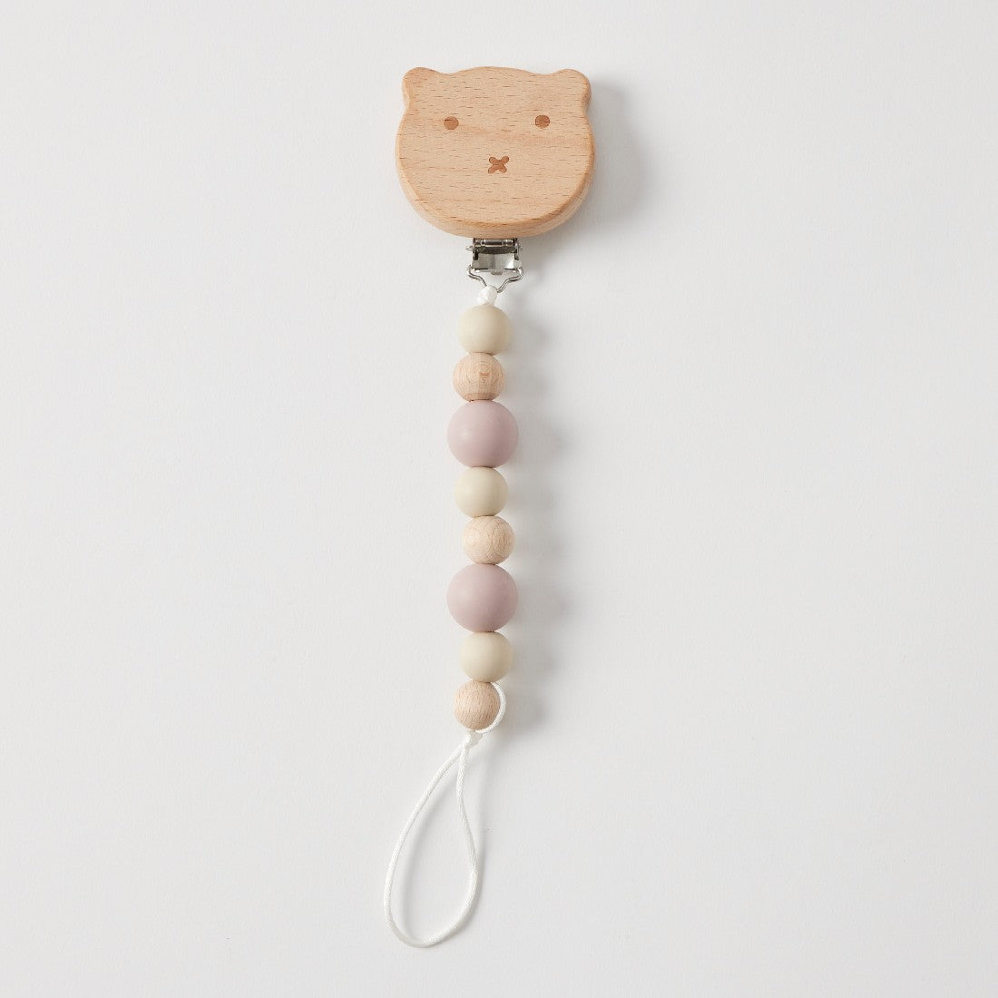 Silicone & Wood Dummy Clip