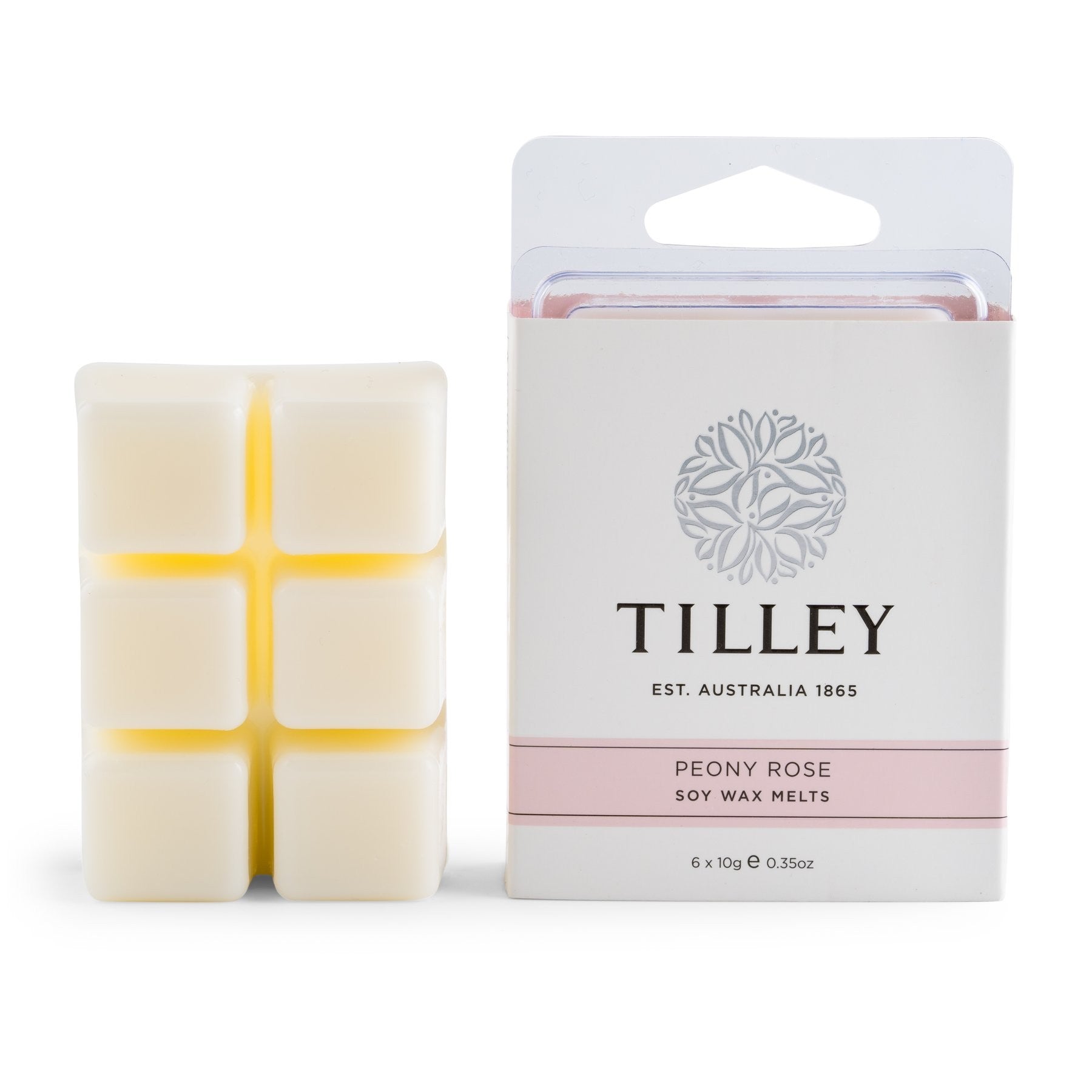 Tilley Square Soy Wax Melts | Peony Rose