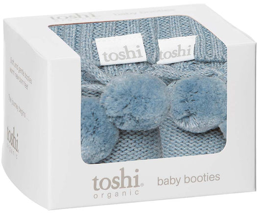 Toshi Organic Booties | Storm [Size:000]