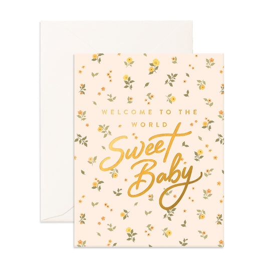 Baby Card | Welcome Sweet Baby