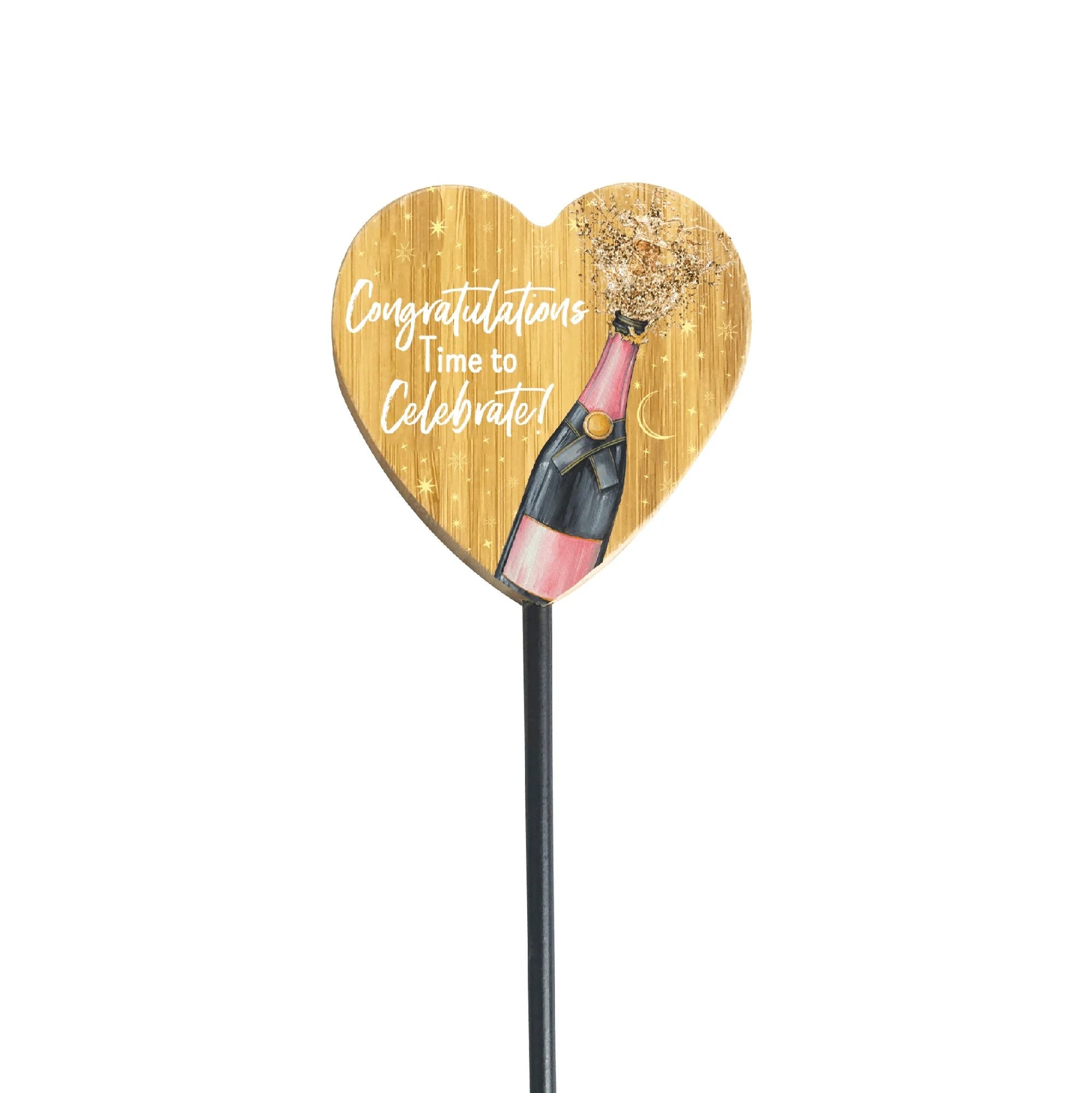 Lisa Pollock Bamboo Plant Pop with Stick | Congratulations