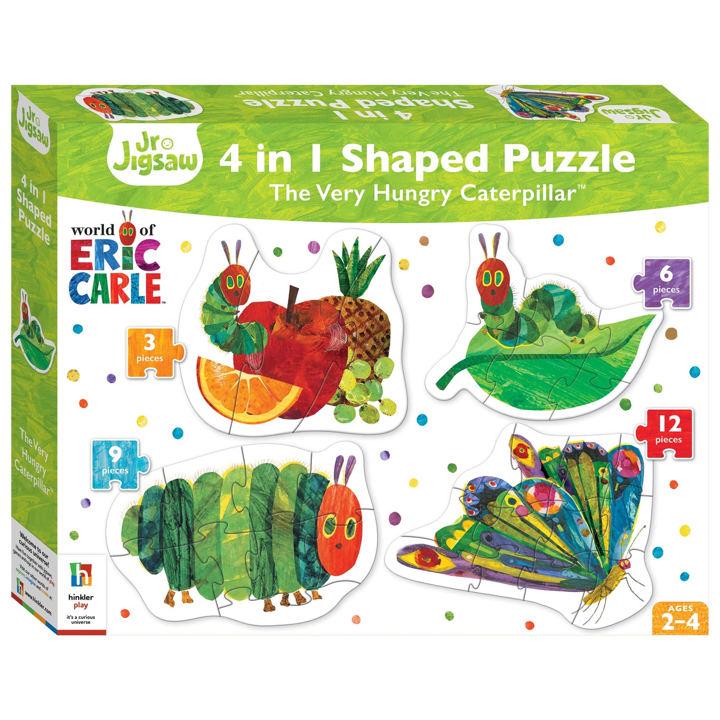 The Very Hungry Caterpillar | 4 in 1 Shaped Puzzle