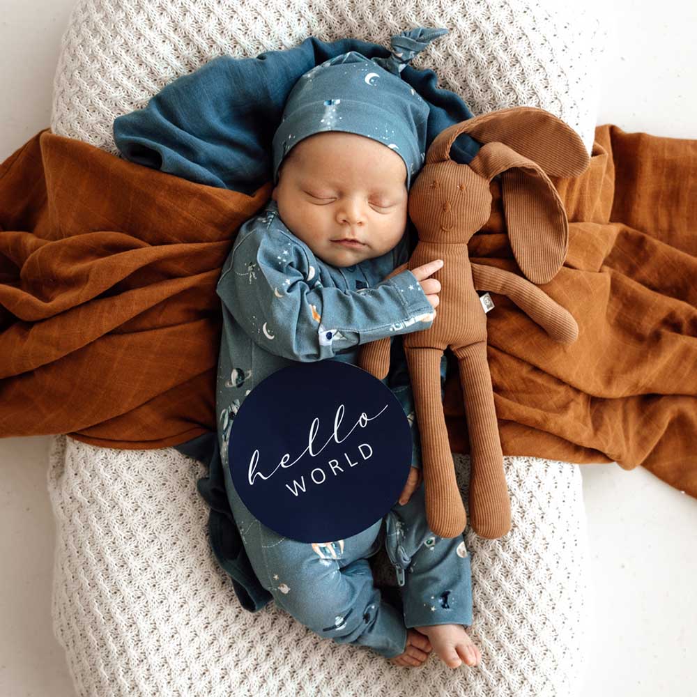 Snuggle Hunny Milestone Cards | Rocket