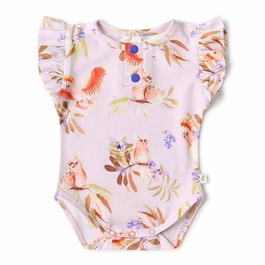 Snuggle Hunny Bodysuit with Frill | Major Mitchell