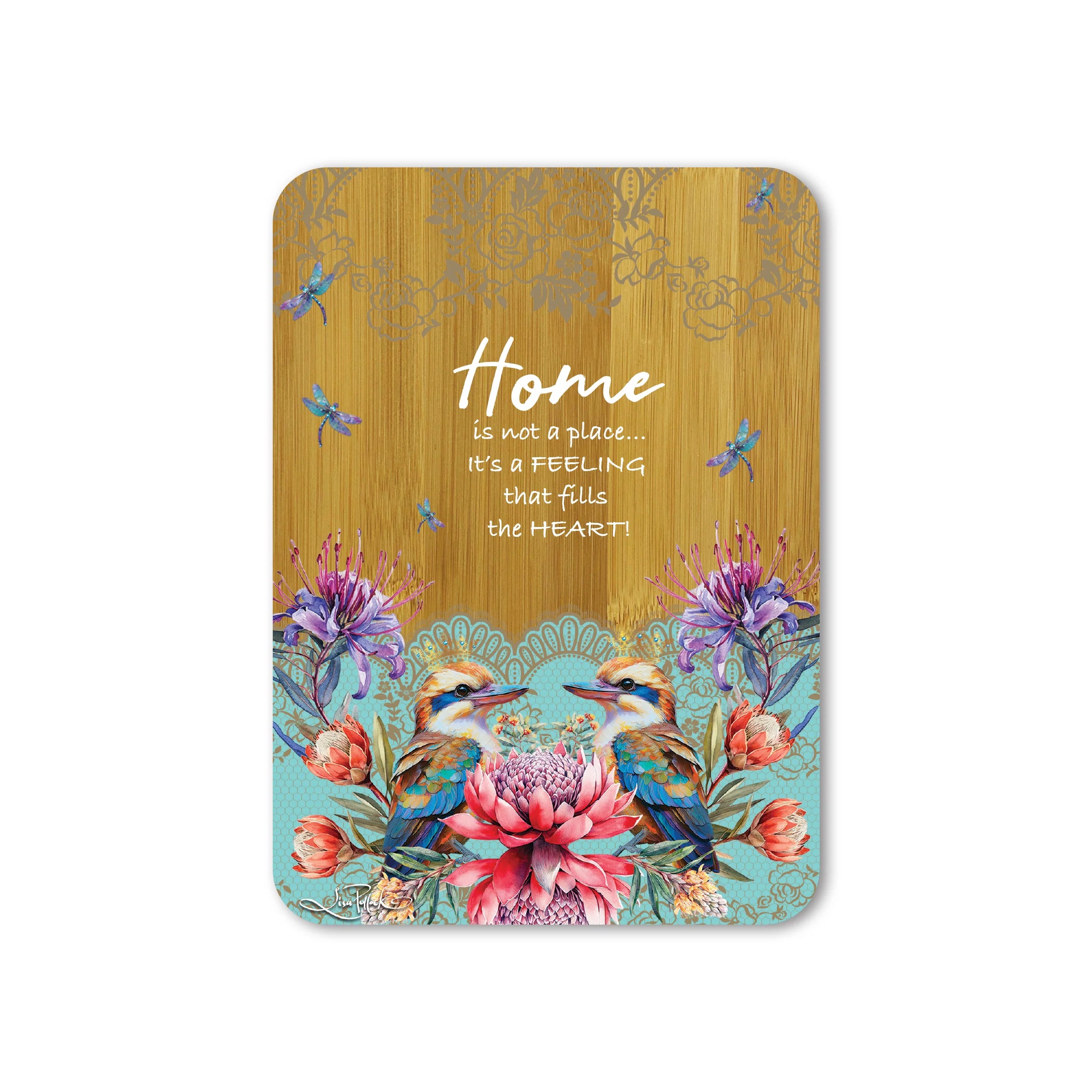 Lisa Pollock Plaque Home | Vintage Kookas