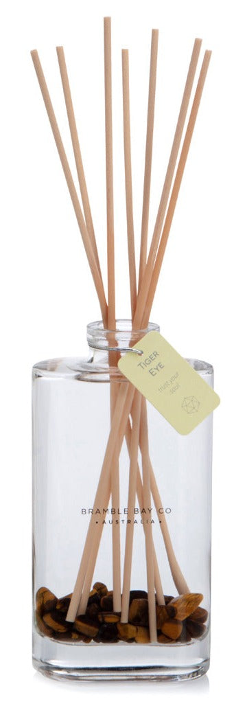 The Crystal Infusions Collection Tiger Eye Diffuser | Vanilla Bean & Custard