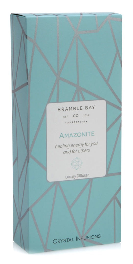 The Crystal Infusions Collection Amazonite Diffuser | Spring Rain & Lotus