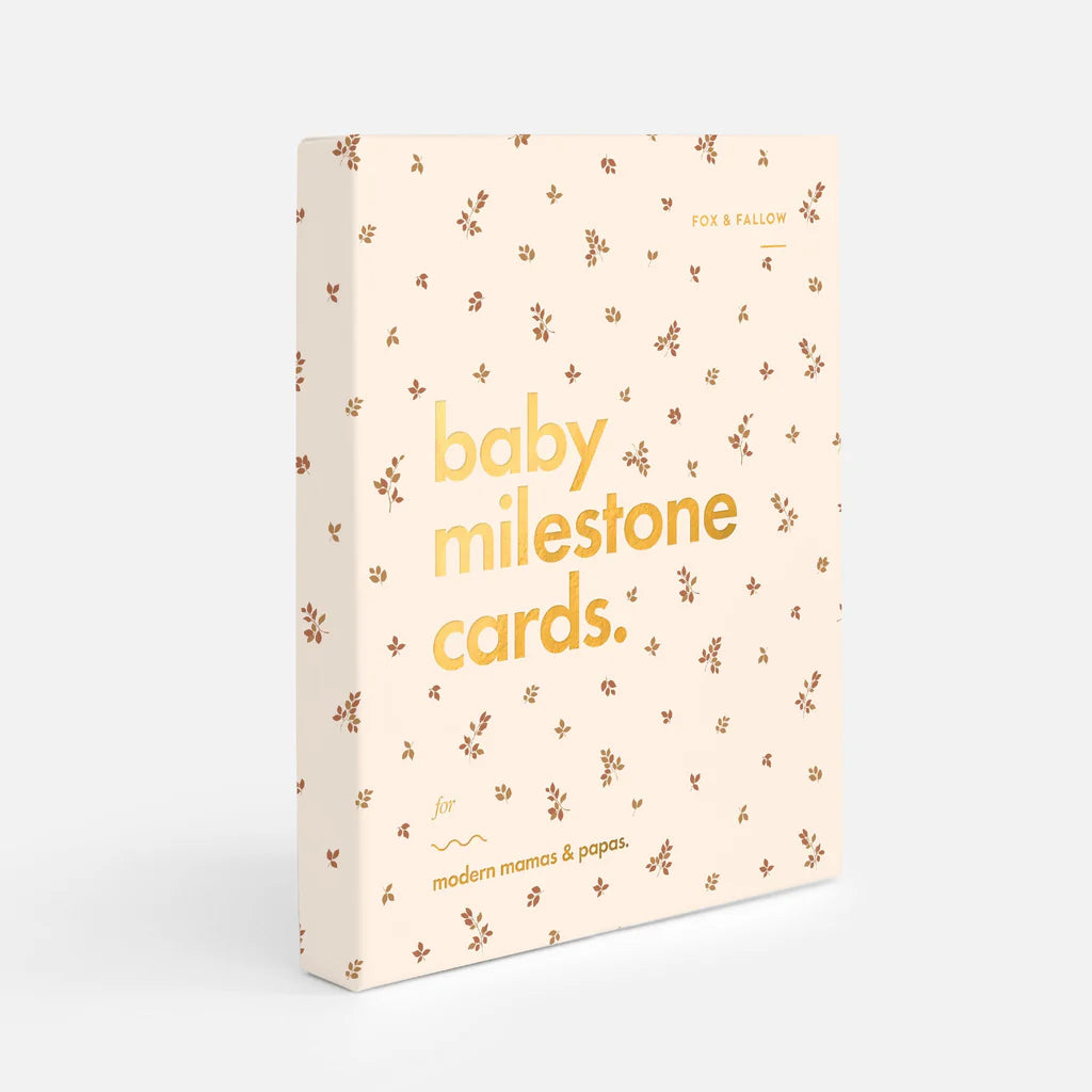 Fox & Fallow Baby Milestone Cards | Broderie