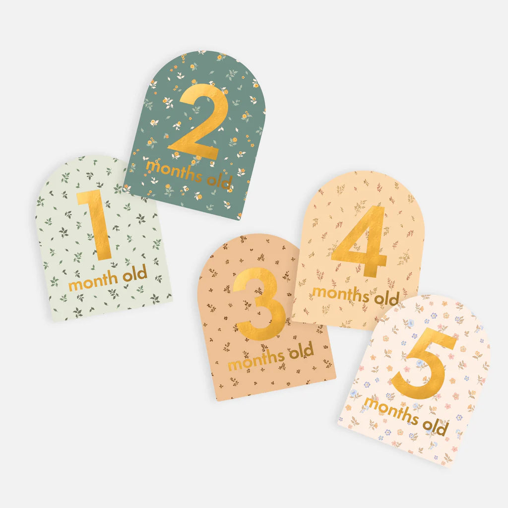 Fox & Fallow Baby Milestone Cards | Broderie