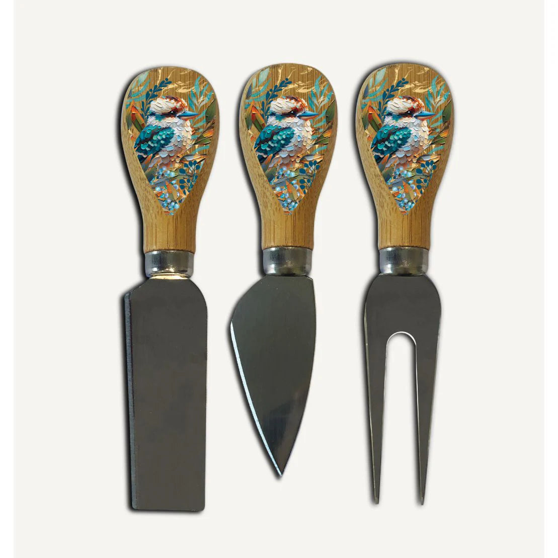 Lisa Pollock Cheese Knives with Magnetic Stand | Charming Kooka