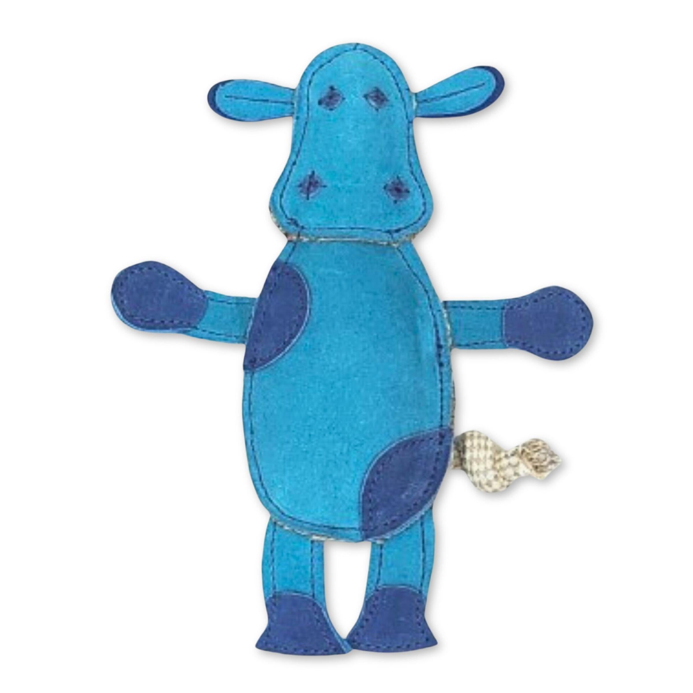 Dog Toy Cheryl The Cow | Blue