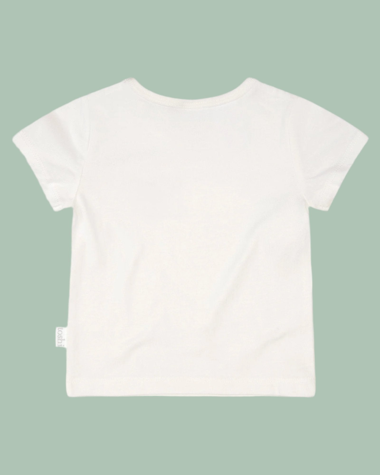 Toshi Organic Tee S/S Logo | Cream