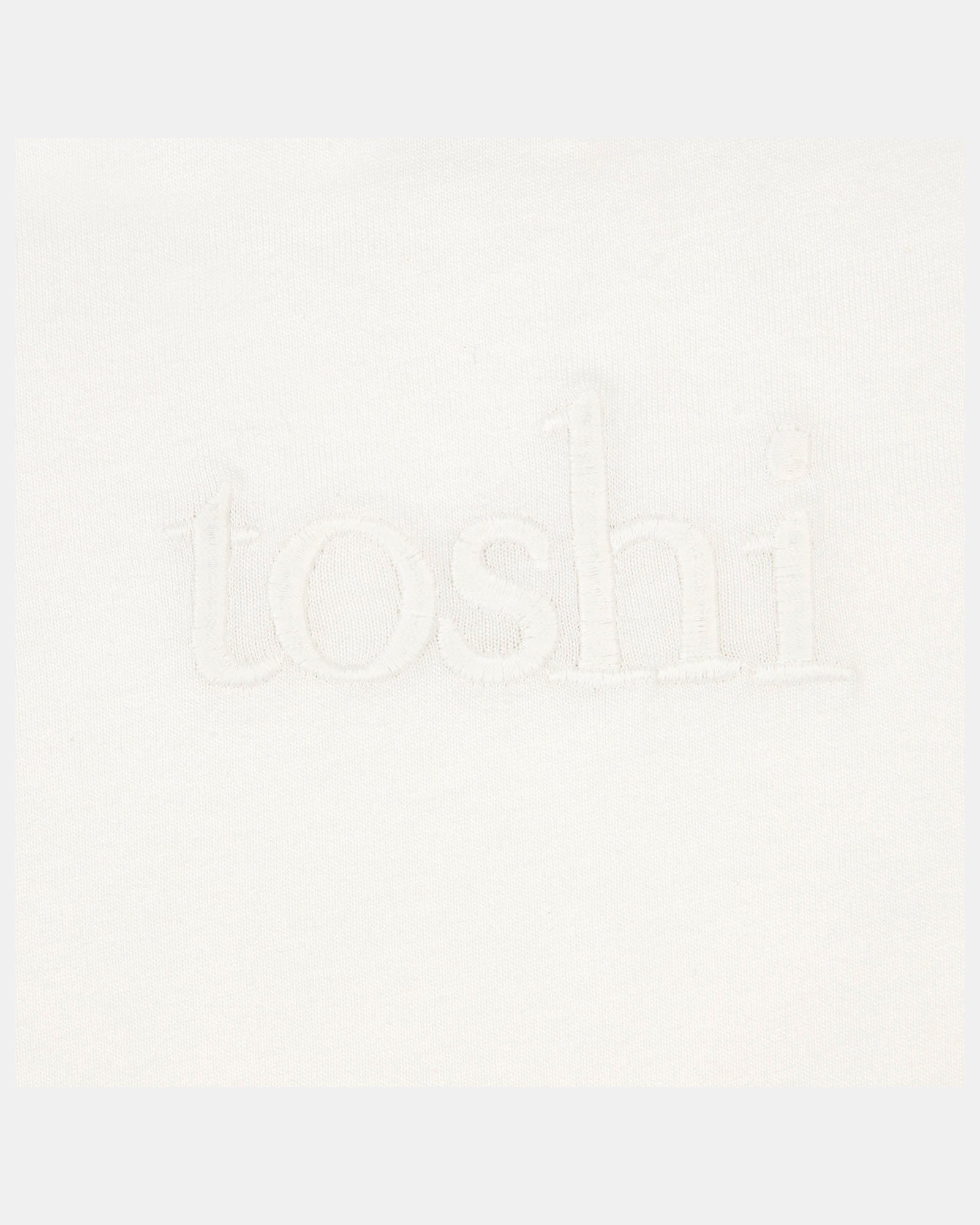 Toshi Organic Tee S/S Logo | Cream