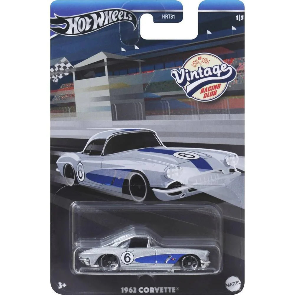 Hot Wheels Vintage Racing Club Car | 1962 Corvette