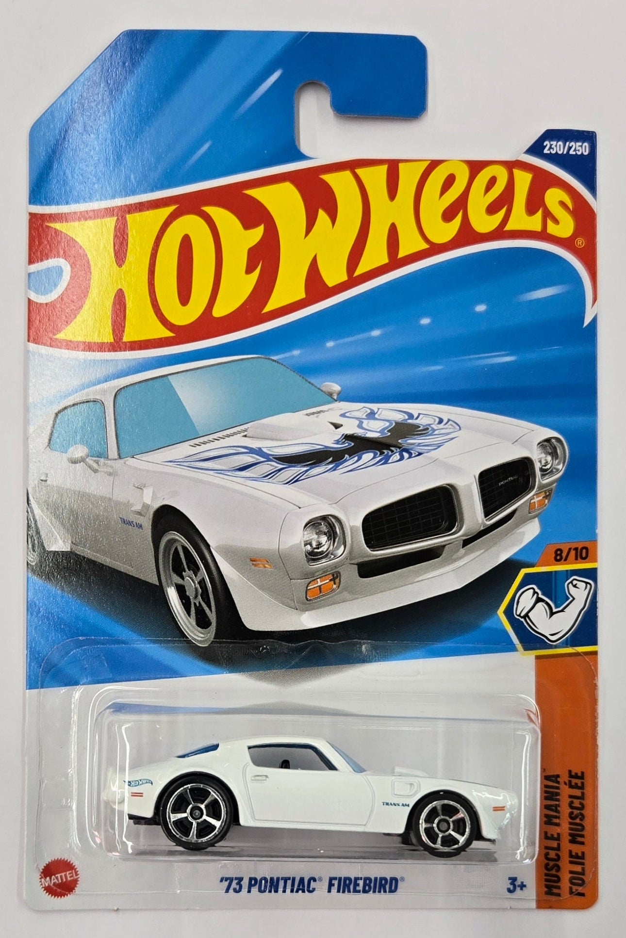 Hot Wheels toy car in packaging on a white background