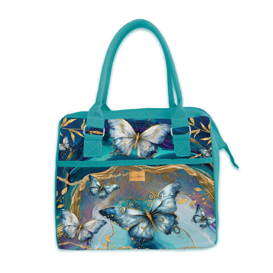 Lisa Pollock Lunch Cooler Bag | Tranquil Butterflies