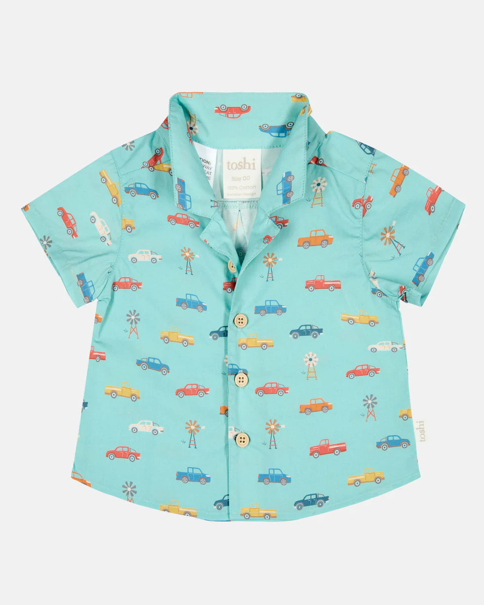 Toshi Shirt Banjo | Utes Teal