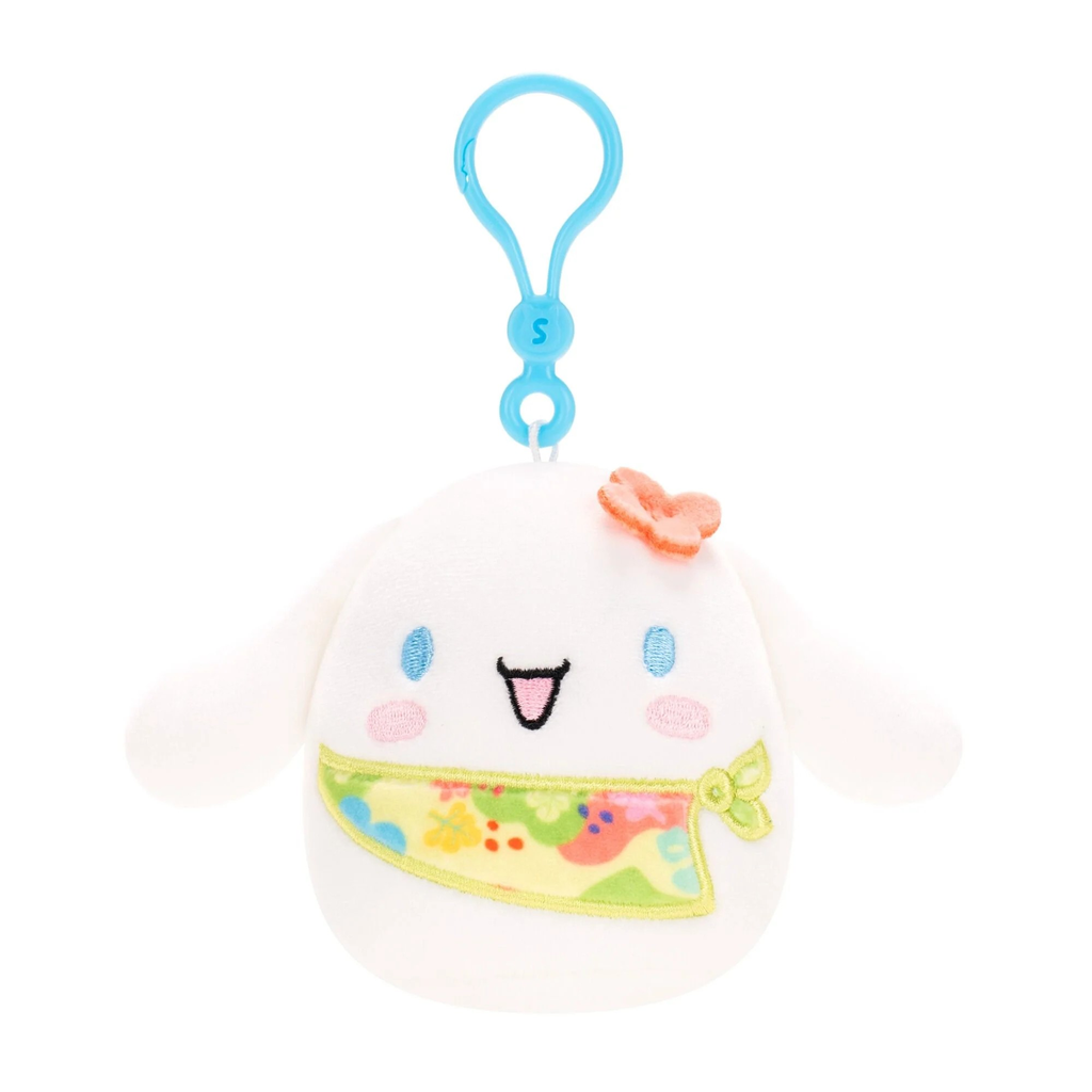Squishmallows Hello Kitty & Friends Tropical 3.5inch Clip | Cinnamoroll