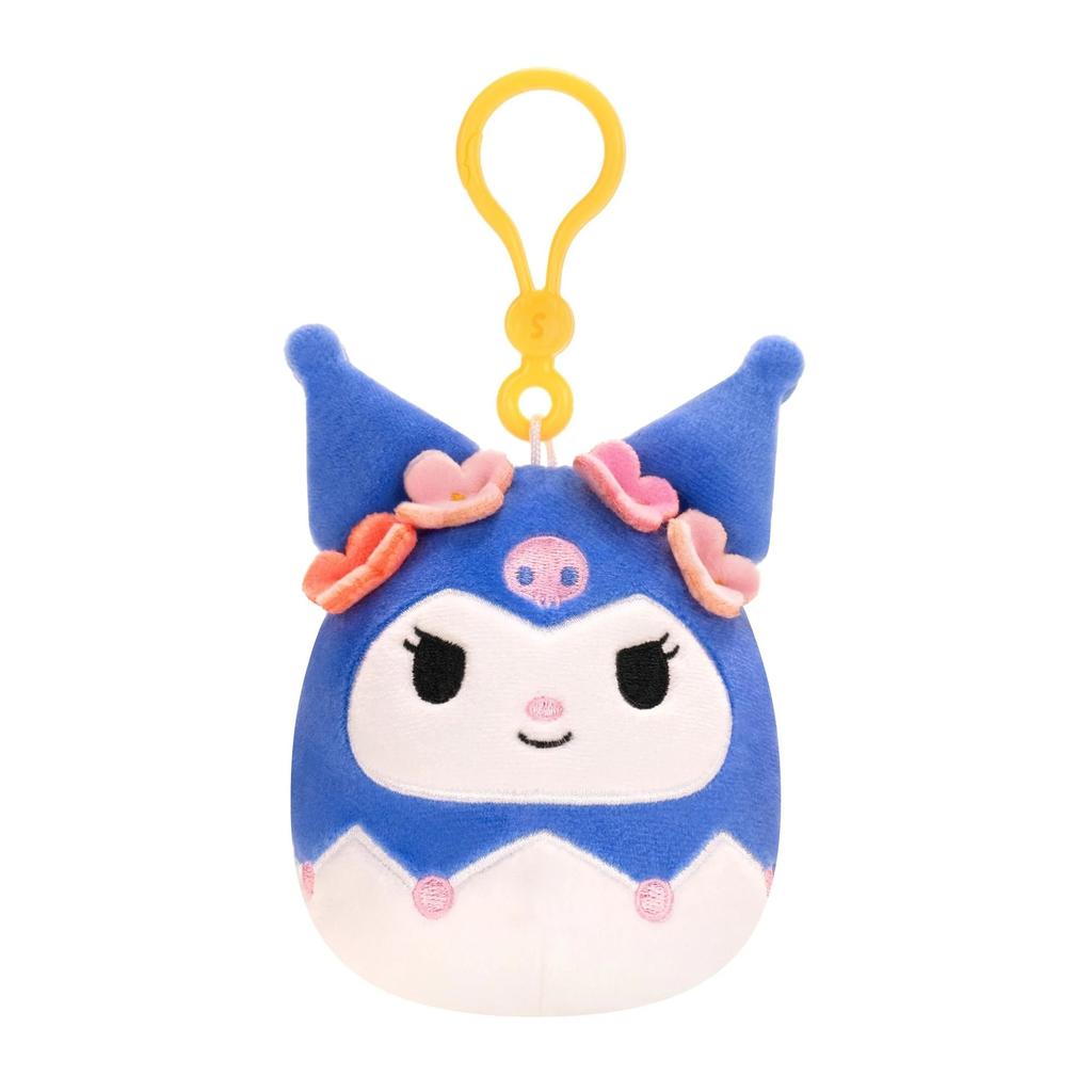 Squishmallows Hello Kitty & Friends Tropical 3.5inch Clip | Kuromi