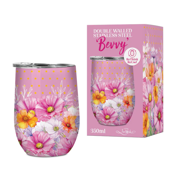 Lisa Pollock 350ml Bevvy | Wistful Wildflowers