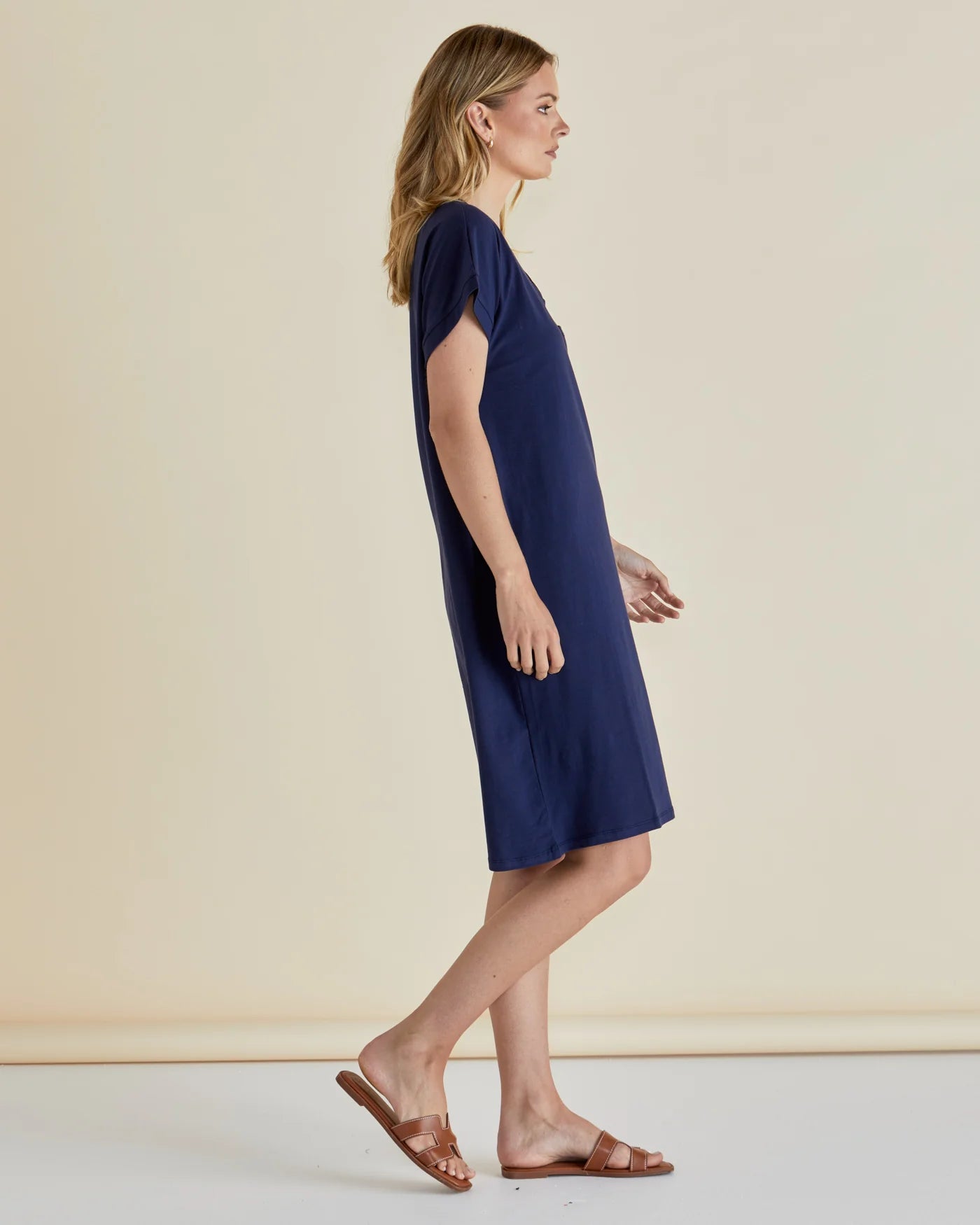Zena T-Shirt Dress | Blue Ash