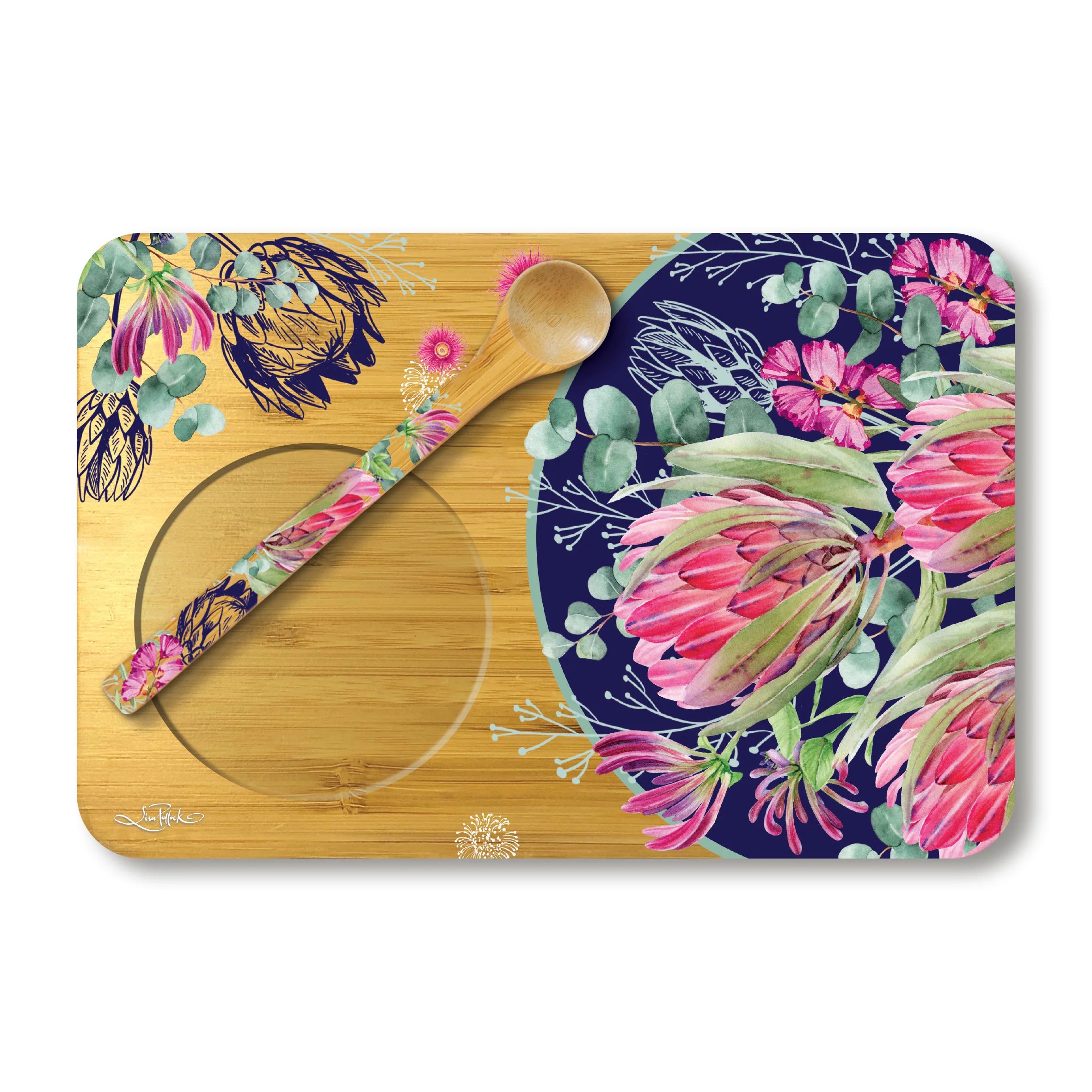 Lisa Pollock Tea Time Tray and Spoon | Blush Beauty